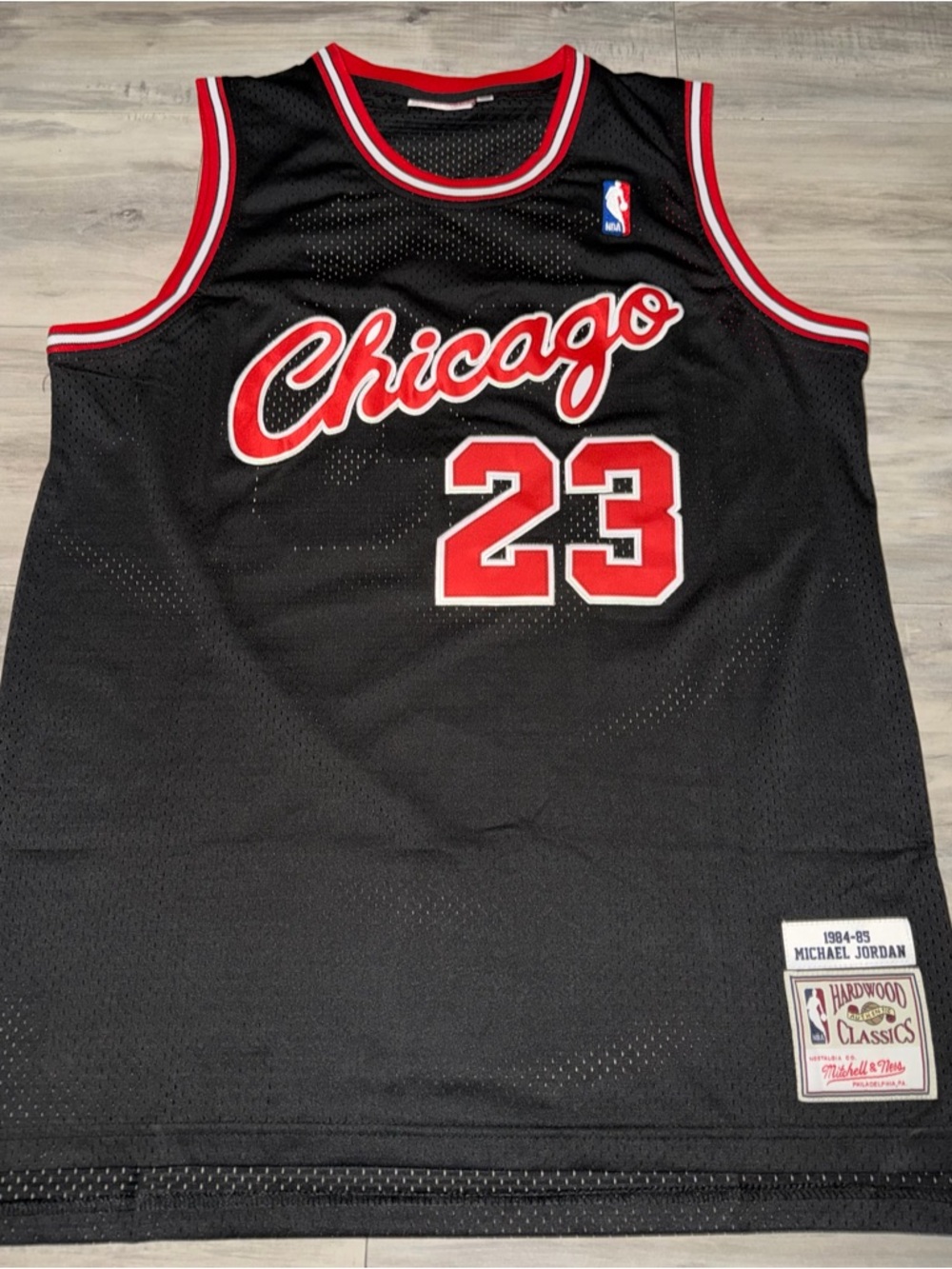Mitchell & Ness Black Chicago 23 Hardwood Classics Jersey